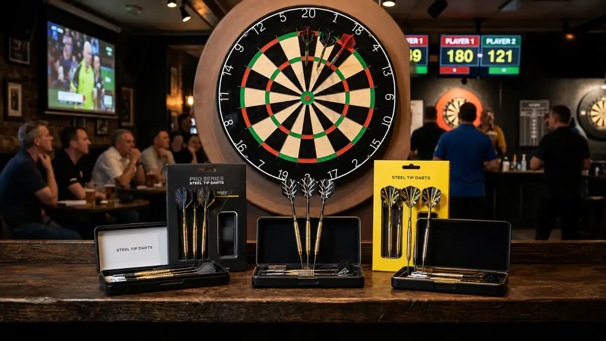 Best steel tip darts 2026 compared by weight, tungsten percentage, barrel shape and grip